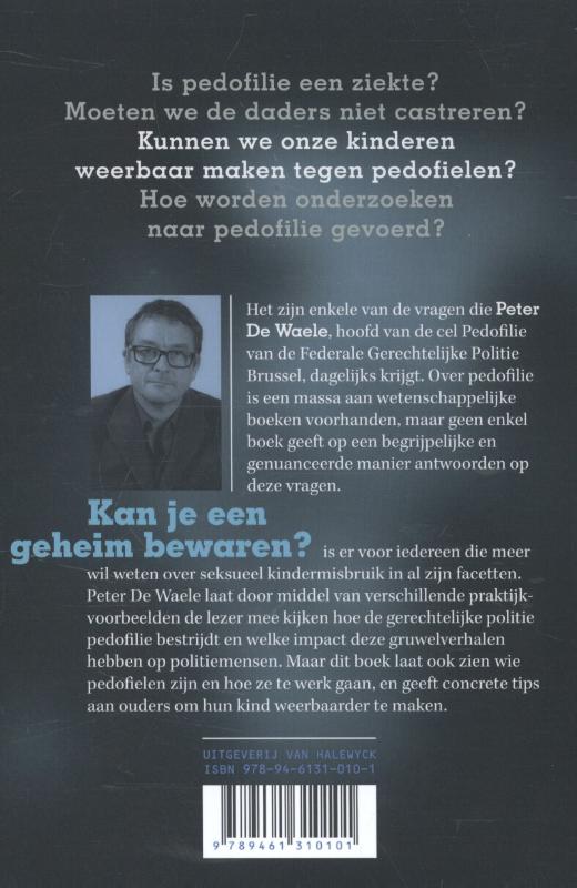 Achterkant van Kan je een geheim bewaren?