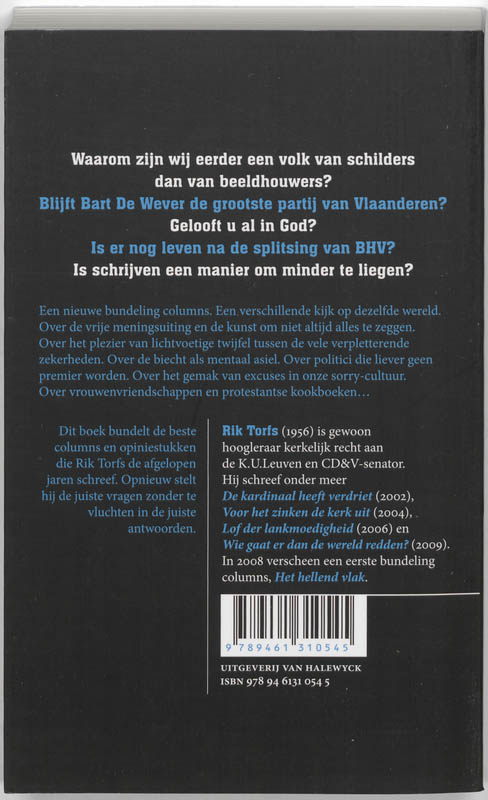 Achterkant van Aarzelend wenkt de nacht