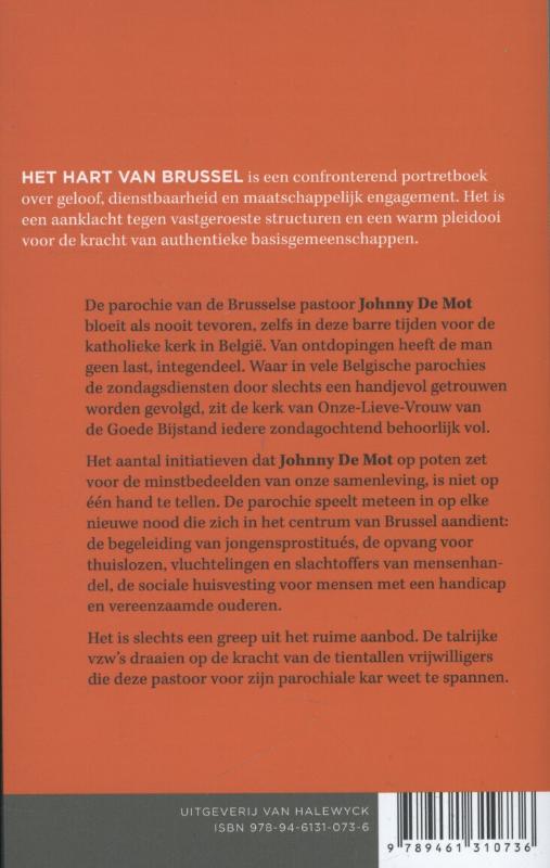 Achterkant van Het hart van Brussel