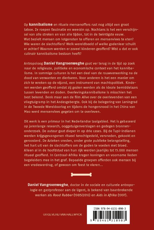 Achterkant van Kannibalisme en mensenoffers