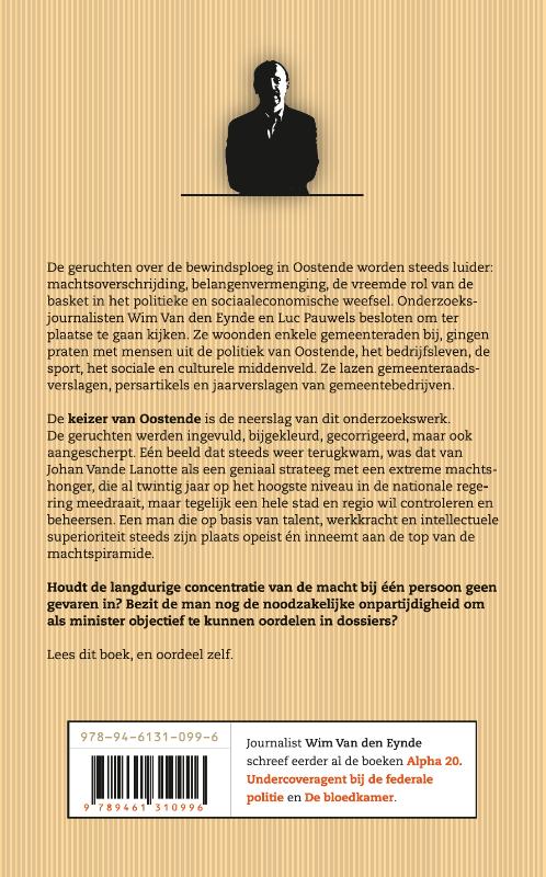 Achterkant van De keizer van Oostende
