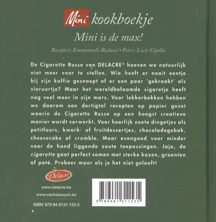 Achterkant van Delacre