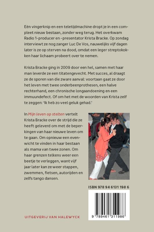 Achterkant van Mijn leven op stelten