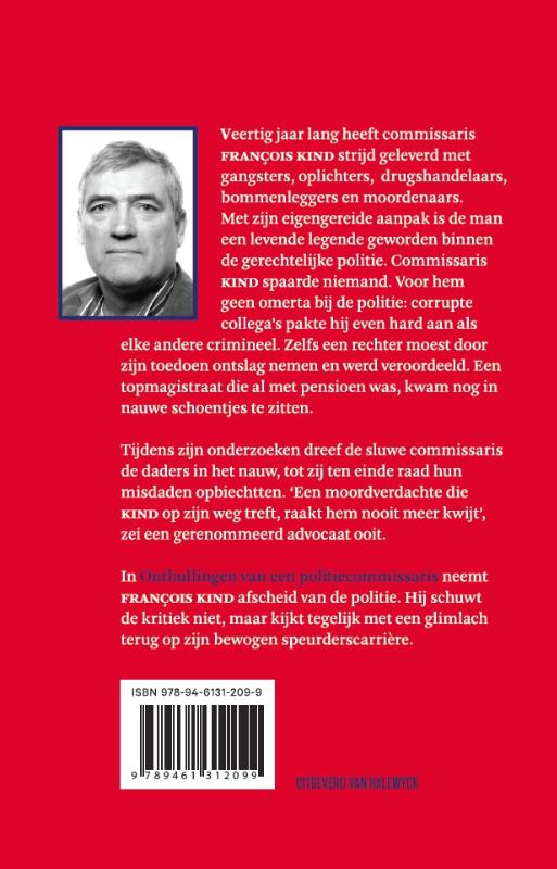 Achterkant van Onthullingen van een politiecommissaris