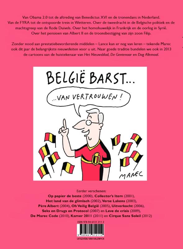 Achterkant van Kussen uit België