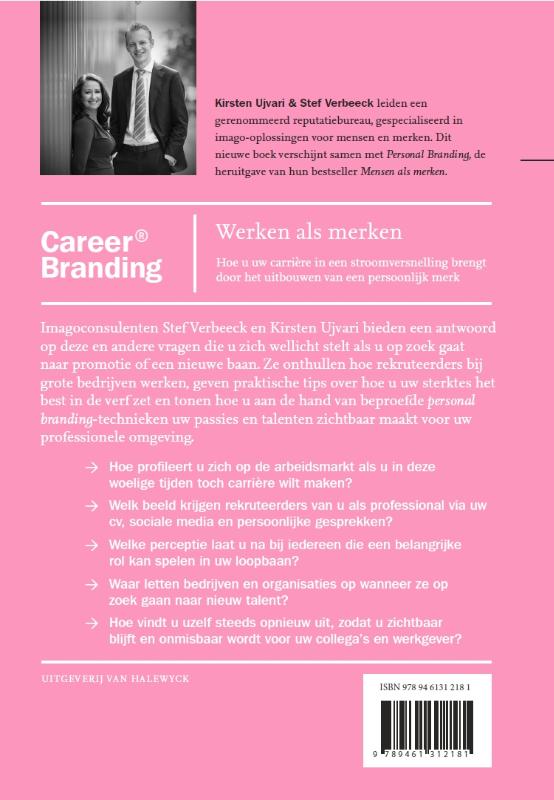 Achterkant van Career branding