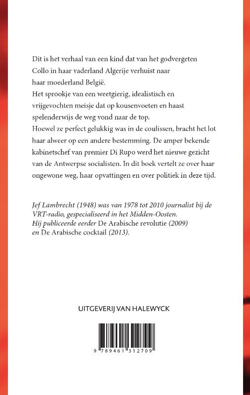 Achterkant van Yasmine Kherbache