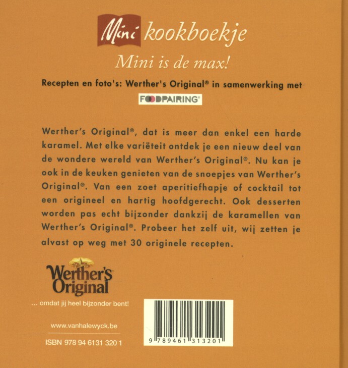 Achterkant van Werther's original