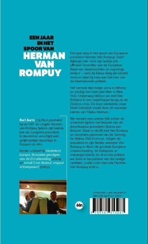 Achterkant van In het spoor van Herman Van Rompuy