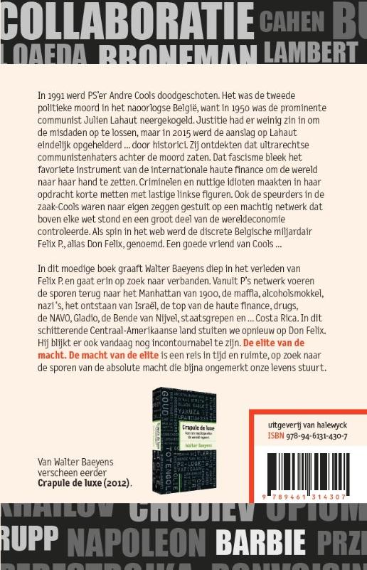 Achterkant van De elite van de macht, de macht van de elite