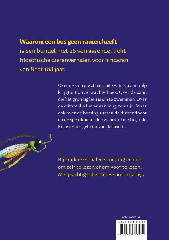 Achterkant van Waarom een bos geen ramen heeft