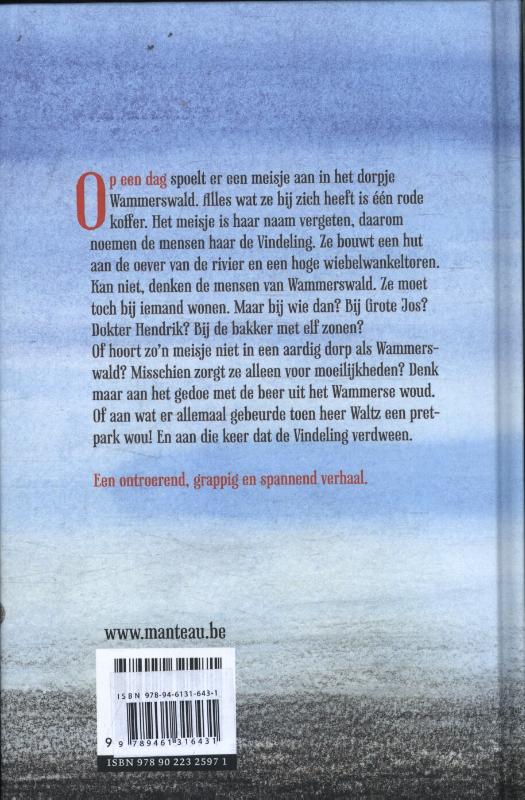 Achterkant van De Vindeling van Wammerswald