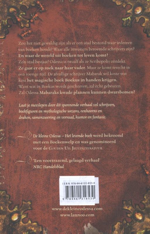 Achterkant van Het levende boek