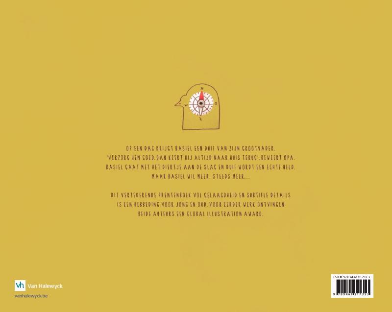 Achterkant van Duif