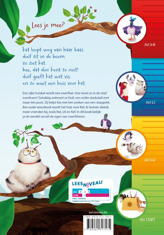 Achterkant van De beste kat van de stad