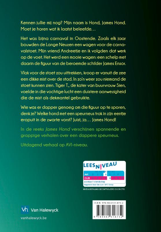 Achterkant van James Hond en de zwarte vorst