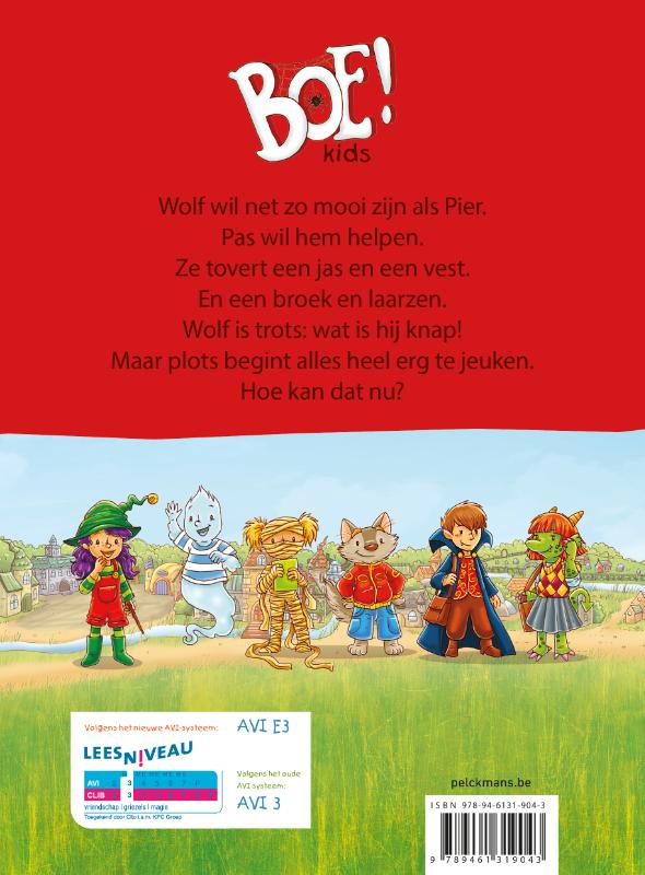 Achterkant van Wolf heeft jeuk