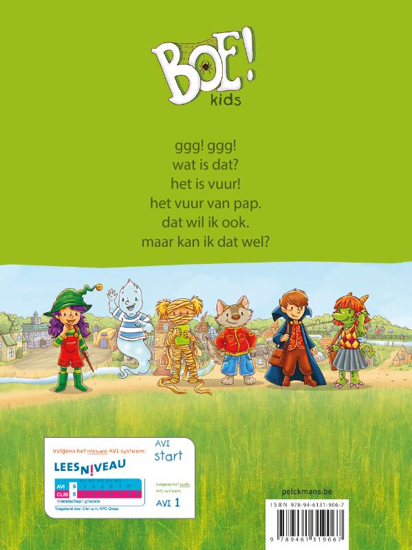Achterkant van Nes en het vuur