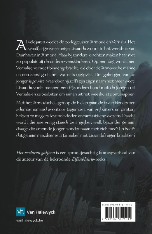 Achterkant van Het verloren galjoen