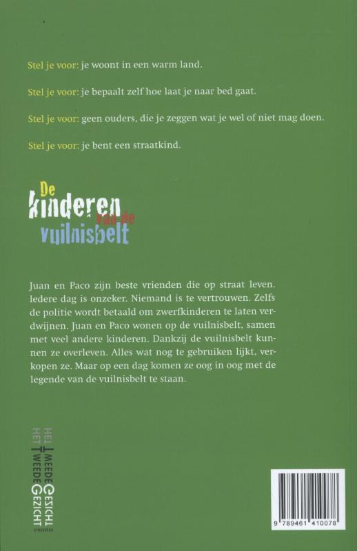 Achterkant van De kinderen van de vuilnisbelt