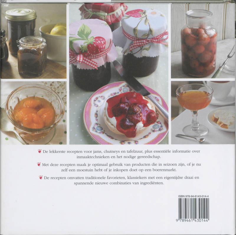 Achterkant van Jams, chutneys & tafelzuur