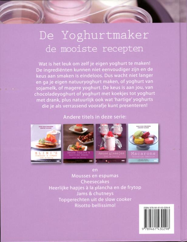Achterkant van De Yoghurtmaker