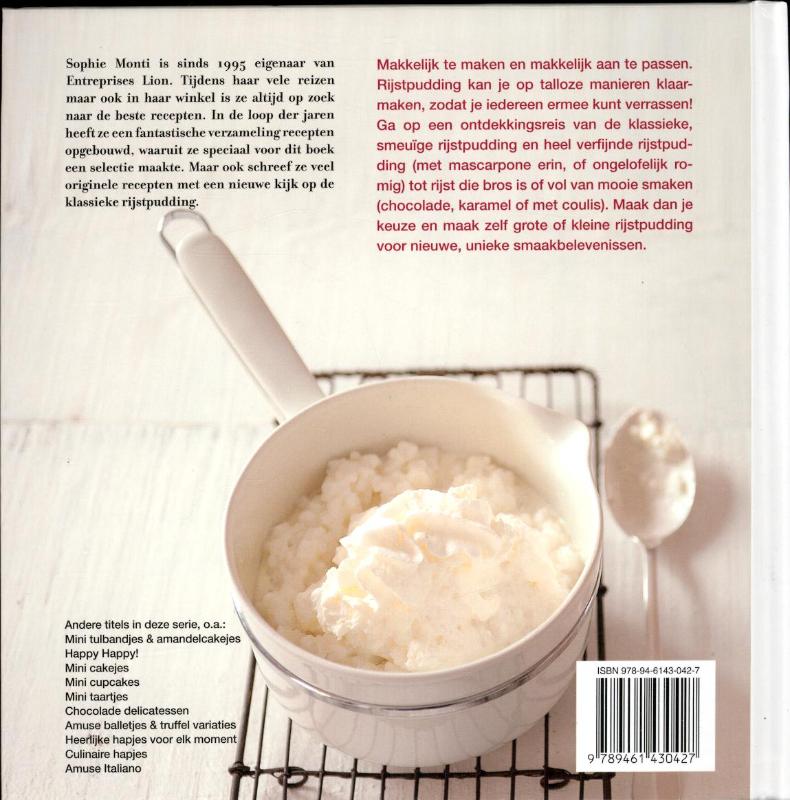 Achterkant van Rijstpudding
