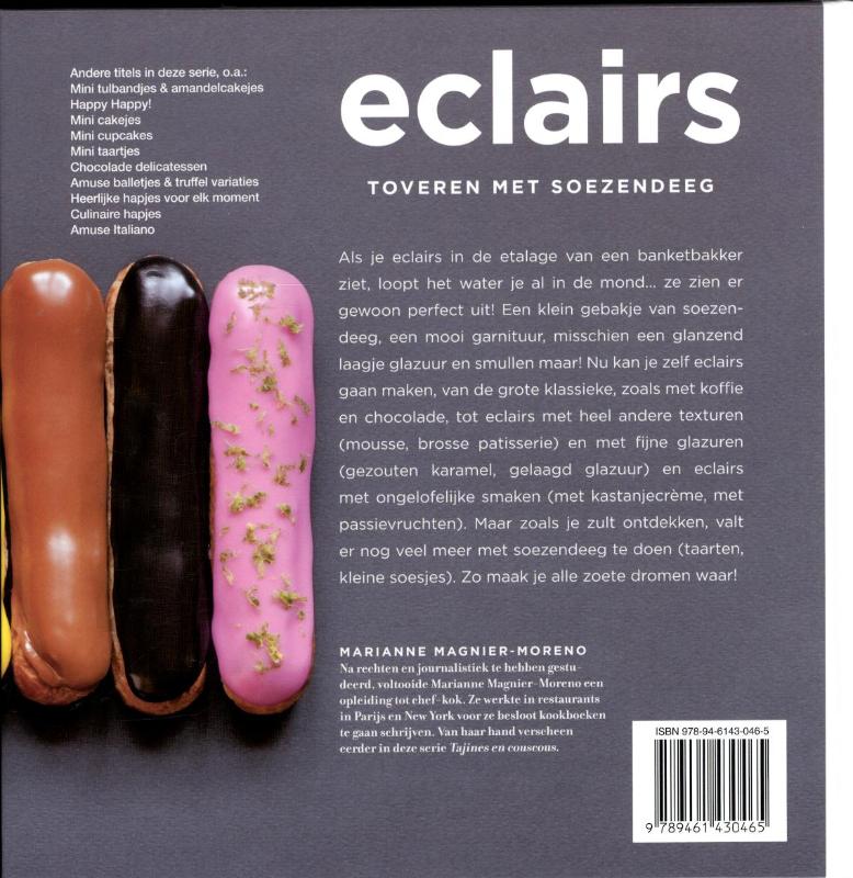 Achterkant van Eclairs