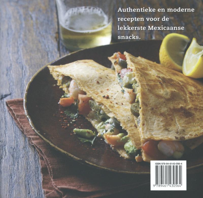 Achterkant van Tacos, quesadillas en burrito's