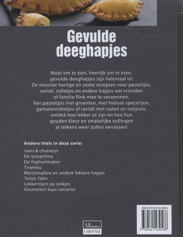 Achterkant van Gevulde deeghapjes