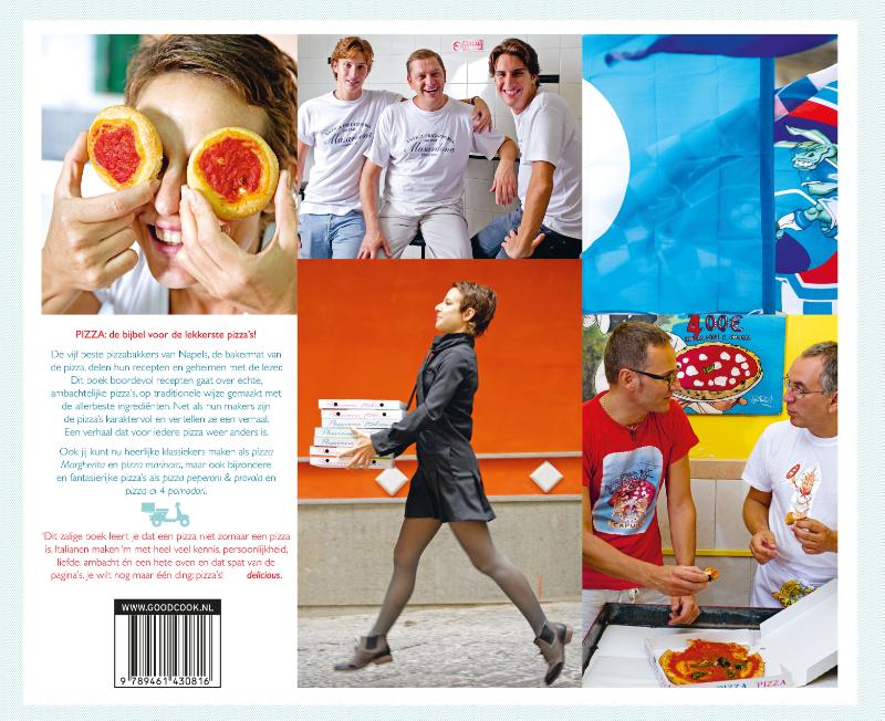 Achterkant van Pizza