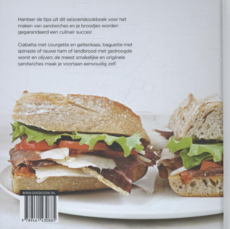Achterkant van Sandwich speciaal