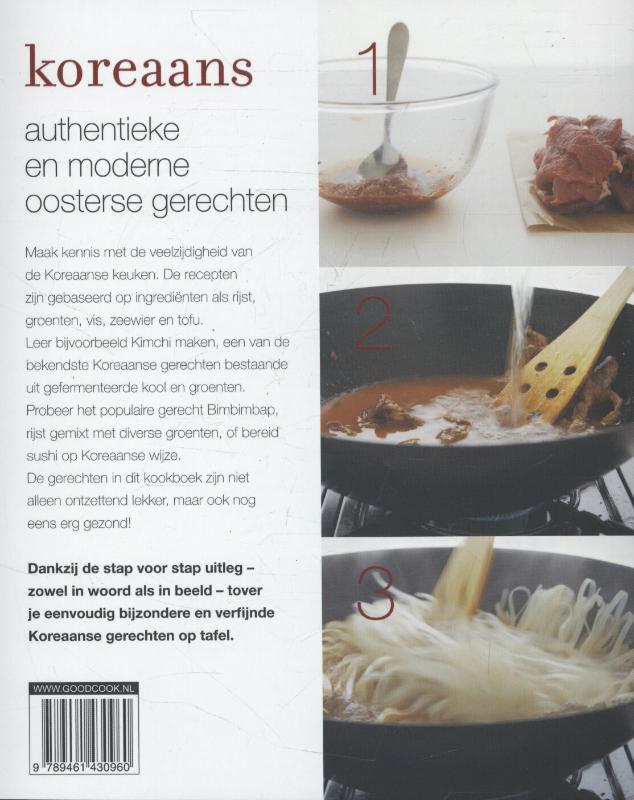 Achterkant van Koreaans