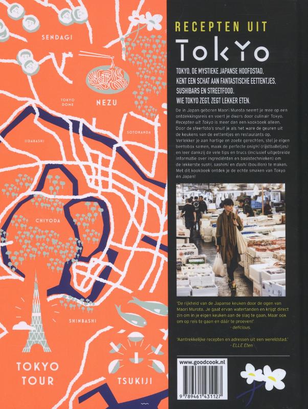 Achterkant van Recepten uit Tokyo
