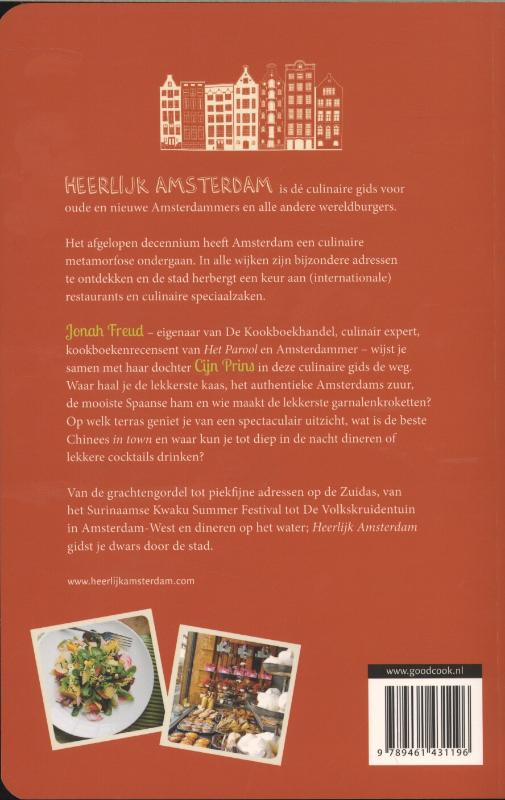 Achterkant van Heerlijk Amsterdam