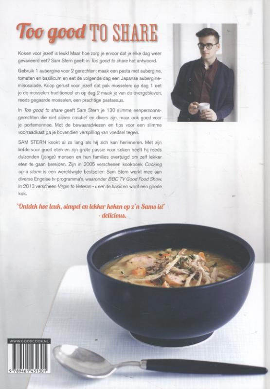 Achterkant van Too good to share