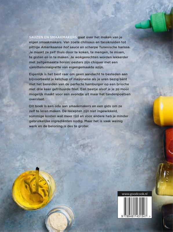 Achterkant van Sauzen en smaakmakers