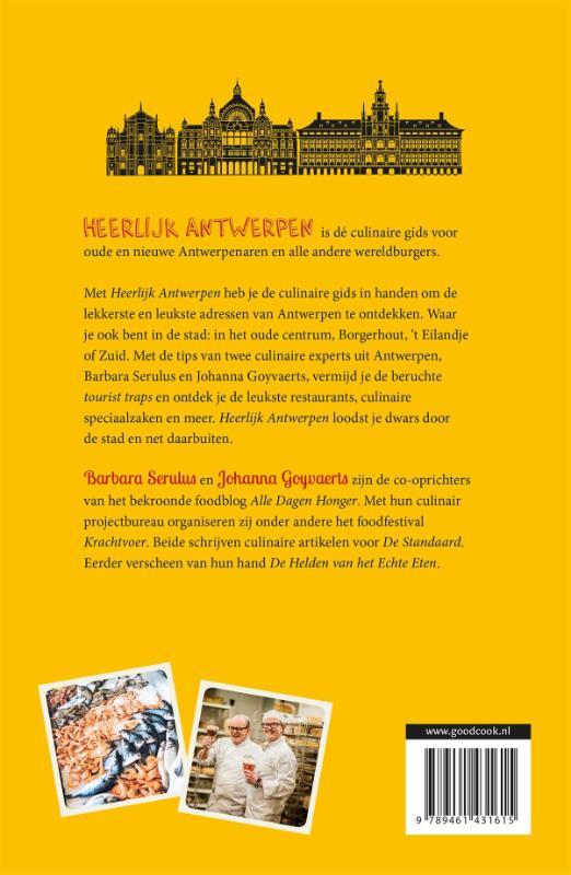 Achterkant van Heerlijk Antwerpen