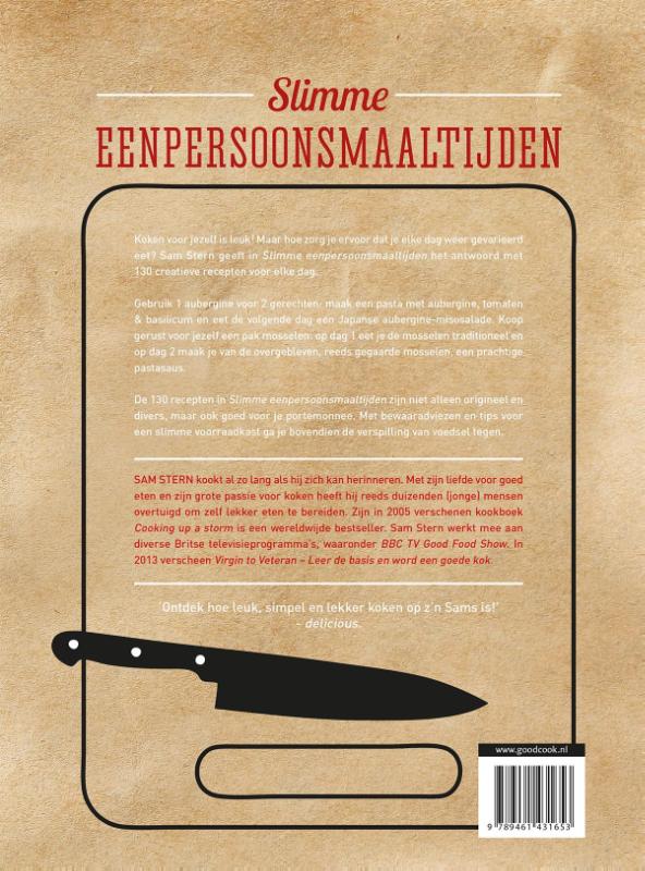 Achterkant van Slimme eenpersoonsmaaltijden