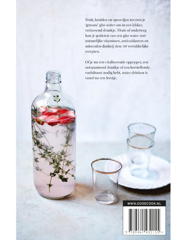 Achterkant van Infused water