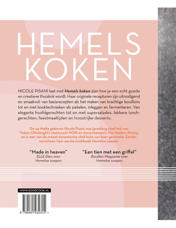 Achterkant van Hemels koken