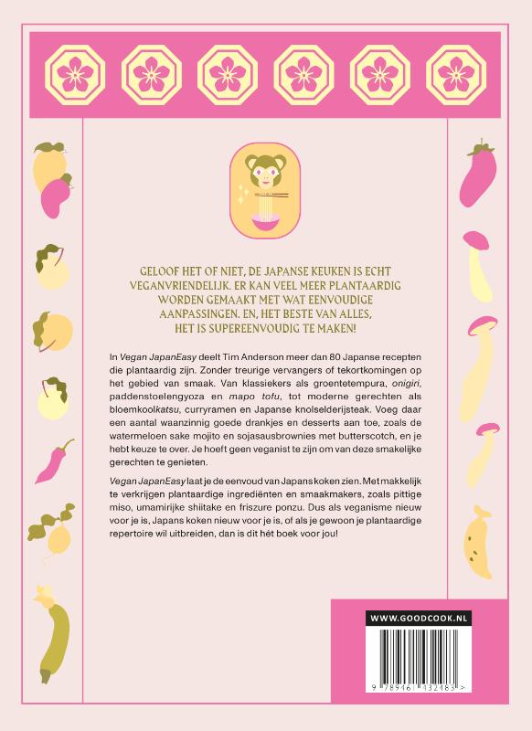 Achterkant van Vegan JapanEasy