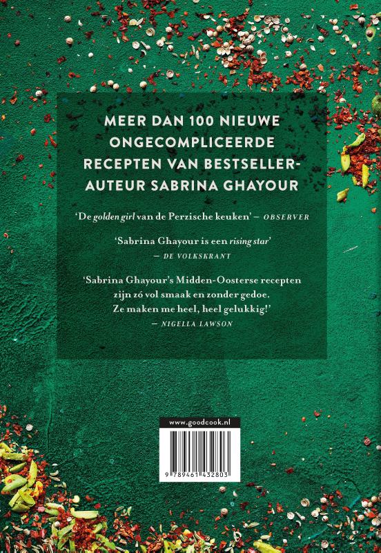 Achterkant van Persiana elke dag