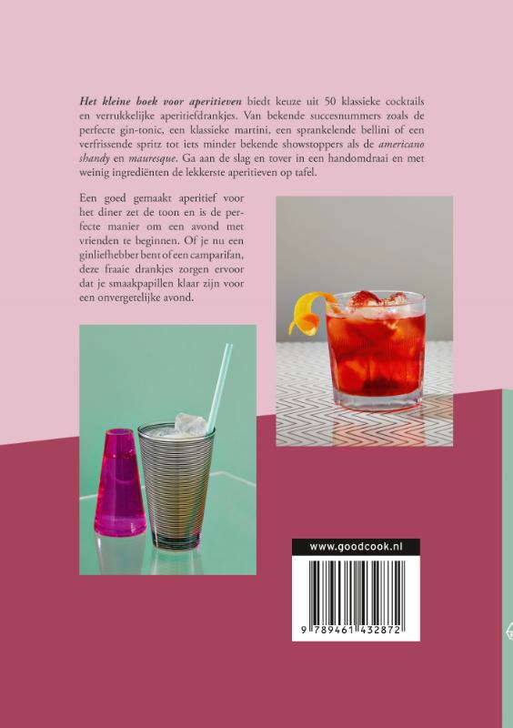 Achterkant van Het kleine boek voor aperitieven