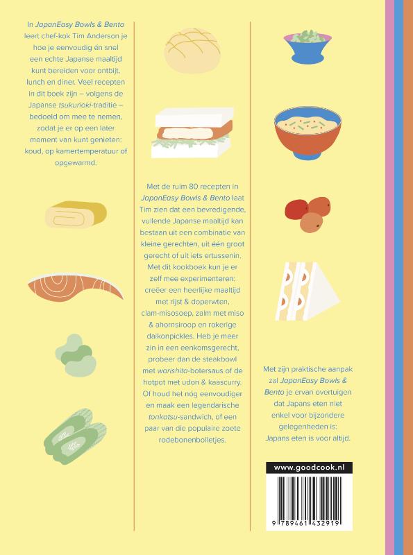Achterkant van JapanEasy Bowls & Bento