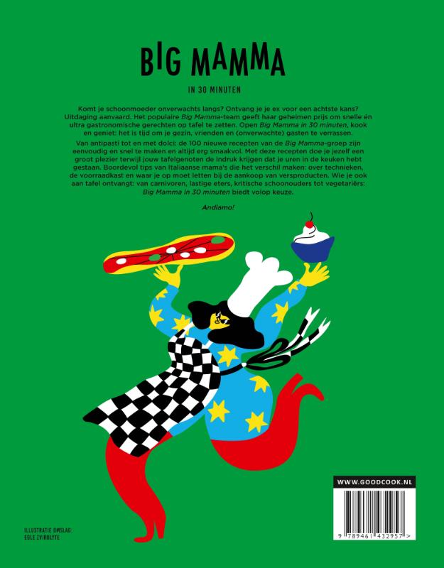 Achterkant van Big Mamma in 30 minuten