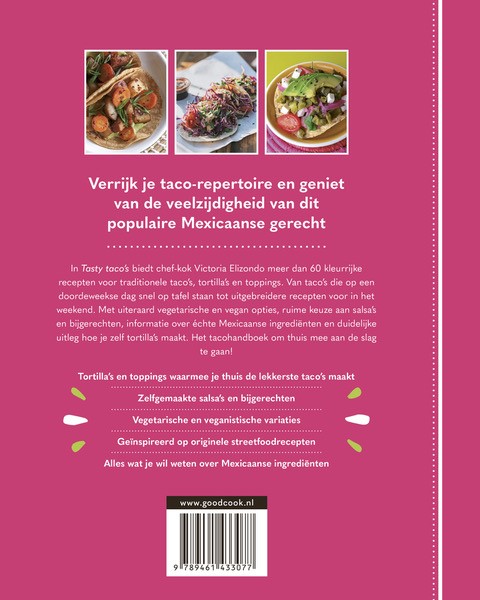 Achterkant van Tasty taco's