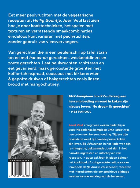 Achterkant van Heilig Boontje