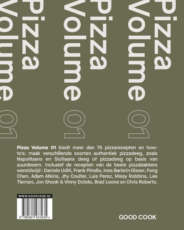 Achterkant van Pizza Volume 01