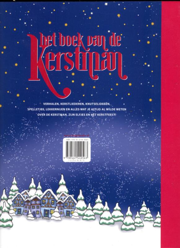 Achterkant van Het boek van de kerstman